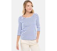 Armor Lux Streifenshirt 3/4-Arm Damen Weiß Sternblau Mariniere Gestreift Blau 44