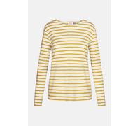 Armor Lux Streifenshirt Lesconil Natur Senf Gelb Gestreift Damen Mariniere Gelb 44