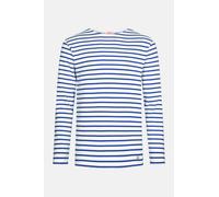 Armor Lux Streifenshirt Weiß Sternblau Gestreift Herren Mariniere Weiß Blau S