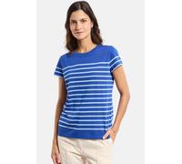 Armor Lux T-Shirt Etel Damen Dunkelblau Hellblau Streifenshirt Heritage Blau 38