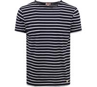 Armor-Lux T-Shirt Streifen Navy - Größe XXL Dunkelblau XXL