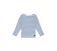 Armor Lux Unisex - Baby, T-Shirt, K1866, GR. 128 (Herstellergröße: 8 ans), Blau (dw5 Blanc/étoile)