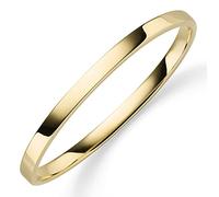 Armreif Armband Armschmuck aus 585 Gold Gelbgold, 5mm breit, flach, glänzend