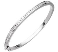 Armreif Armband 925 Sterling Silber mit Zirkonia Silberarmband Silberarmreif