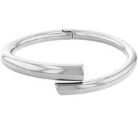 Armreif CALVIN KLEIN "CK SPIRAL", silber (edelstahlfarben), Armbänder, Damen, 17,5cm, Edelstahl, Armreif (19467548-0) edelstahlfarben