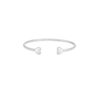 Elli Armreif »Armreif Herz Liebe Love 925 Sterling Silber«, silberfarben