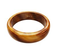 Armreif FOSSIL "Jewelry", braun, Armbänder, Damen, 17,8cm, Resin, Armreif (92841859-0) braun