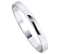 Armreif JOBO "Armband oval", silber 925, Armbänder, Damen, Silber 925 (Sterlingsilber), Armreif, 925 Silber rhodiniert 20 cm (85316936-0) silber 925