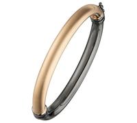 Armreif JOBO "oval", gold (goldfarben), Armbänder, Damen, Silber 925 (Sterlingsilber), Armreif, 925 Silber bicolor vergoldet (91253815-0) goldfarben