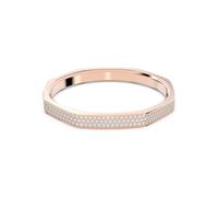 Armreif SWAROVSKI "Dextera" Gr. M, rosa (roségoldfarben, kristallweiß, kristallweiß), Armbänder, Damen, M, Metall, Armreif, mit Swarovski Kristall (99537469-M) roségoldfarben, kristallweiß, kristallwe