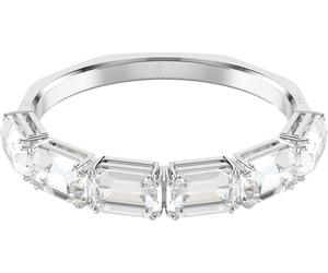 Armreif SWAROVSKI "Schmuck Geschenk Armschmuck Millenia" Gr. S, silber (metallfarben, kristallweiß, kristallweiß), Armbänder, Damen, S, Metall, Armreif, mit Swarovski Kristall (60555608-S) metallfarbe