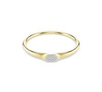 Armreif SWAROVSKI "Schmuck Geschenk Dextera Armreif" Gr. L, gold (gelbgoldfarben, kristallweiß, kristallweiß), Armbänder, Damen, L, Metall, mit Swarovski Kristall (10088836-L) gelbgoldfarben, kristall