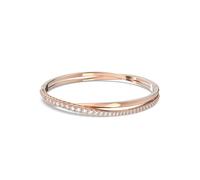 Armreif SWAROVSKI "Twist", rosa (roségoldfarben, kristallweiß, kristallweiß), Armbänder, Damen, 52cm, Metall, Armreif, mit Swarovski Kristall (21743538-0) roségoldfarben, kristallweiß, kristallweiß