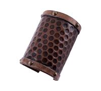 Armschützer aus Leder ohne Zierbeschläge