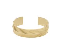 Armspange FOSSIL "Schmuck Geschenk Edelstahl Armschmuck HARLOW LINEAR", gold (gelbgoldfarben), Armbänder, Damen, Edelstahl, Armspange (44779233-0) gelbgoldfarben