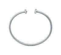 Armspange MICHAEL KORS "Schmuck Geschenk Metall Armschmuck Armkette Premium", metallfarben, kristallweiß, kristallweiß, Armbänder, Damen, 16,5cm, Metall, Armspange, mit Zirkonia (synth.) (92892843-0) 