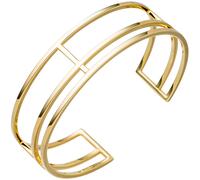 Armspange / offener Armreif 925 Silber gold vergoldet Armband mehrreihig
