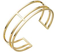 Armspange / offener Armreif 925 Silber gold vergoldet Armband mehrreihig