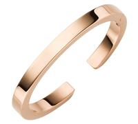 Armspange offener Armreif Armschmuck aus 585 Gold Rotgold 7mm breit, flach