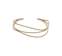 Armspange SKAGEN "Schmuck Geschenk Edelstahl Armschmuck KARIANA", gold (gelbgoldfarben), Armbänder, Damen, Edelstahl, Armspange (47640218-0) gelbgoldfarben