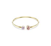 Armspange SWAROVSKI "Schmuck Geschenk Chroma Armreif", gelbgoldfarben, lila, rosa, kristallweiß, lila, rosa, kristallweiß, Armbänder, Damen, Metall, Armspange, mit Swarovski Kristall, Zirkonia (synth.