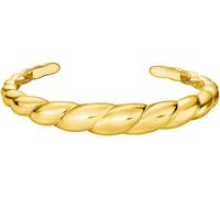 Armspange THOMAS SABO "Organische Formen Armreif gedreht" Gr. 17, gold (gelbgoldfarben), Armbänder, Damen, 17, Silber 925 (recycelt), Armspange (36219207-17) gelbgoldfarben