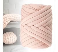 Armstricken Wolle, 500g/25m Sperrige Armstricken Wolle Chunky Yarn Schlauchgarn Häkelwolle Grob Gestrickte Kuscheldecke Chunky zum Handstricken Armstricken Isländische für Anfänger (Rosa)