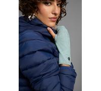 Armstulpen LAURA SCOTT, Damen, grün melange, Feinstrick, Viskosemischung, meliert, unifarben, Stulpen, aus kuscheligem Strick mit süßem Metall-Badge - NEW (39618255-0) grün melange