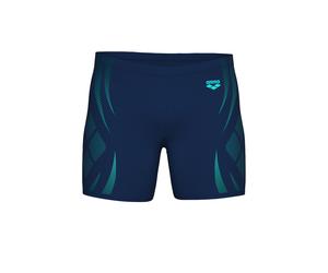 Arnea Herren Badeshose Men`s Poseidonia Swim Mid Jammer 009091-708 6 Navy-Water