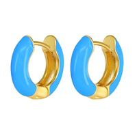 Aroncent Creolen Ohrring Damen Ohrstecker: 1 Paar Blau Ohrringe Silber 925 für Damen Frauen Mädchen Elegante Rundform für zeitlose Stil Aussagen Elegante Rundform für zeitlose Stil Aussagen