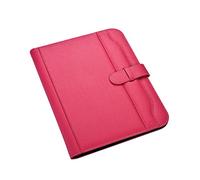 Arpan Konferenzmappe, A4, weich gepolstert, mit Taschenrechner und Block, Hot Pink