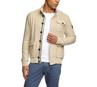 ARQUEONAUTAS Herren Stehkragen Strickjacke, Beige (Taupe 2201), XX-Large (Herstellergröße: XXL)
