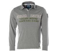 ARQUEONAUTAS® Polo-Pullover Longsleeve -Fascinating Adventure- Grau M