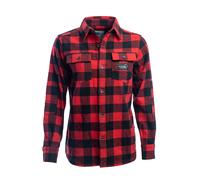 Arrak Outdoor Flanellhemd Damen Rot/Schwarz S