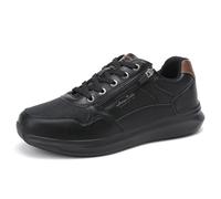 ARRIGO BELLO Herren Schuhe Sneakers Freizeitschuhe Trainers Sports Wanderschuhe Laufschuhe Leichtgewicht Outdoor Gemütlich Größe 41-46(A-Schwarz,Größe 46)