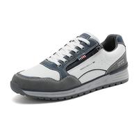 ARRIGO BELLO Herren Sneakers Freizeitschuhe Schuhe Wanderschuhe Laufschuhe Leichtgewicht Outdoor Gemütlich Größe 41-46(A-Grau, Größe 41)