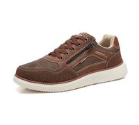 ARRIGO BELLO Schuhe Herren Freizeitschuhe Leichtes Sneaker Outdoor Wanderschuhe Laufschuhe Shoes Größe 41-46(B-Braun,Größe 42)