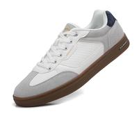 ARRIGO BELLO Schuhe Herren Sneaker Freizeitschuhe Turnschuhe Bequeme Joggingschuhe Walkingschuhe Outdoor Weiß Grau 46