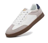 ARRIGO BELLO Schuhe Herren Sneaker Freizeitschuhe Turnschuhe Bequeme Joggingschuhe Walkingschuhe Outdoor Weiß Braun 42