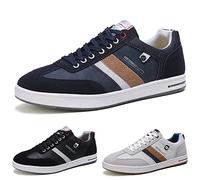 ARRIGO BELLO Sneaker Herren Schuhe Business Freizeitschuhe Leichte Trainers für Walking, Laufen, Sport Größe 41-46 (45, F Blau)