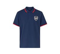 Arsenal F.C. Poloshirt mit Spitze - Offizielles Arsenal-Fußballwappen für Erwachsene, marineblau, XL