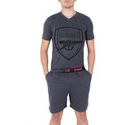 Arsenal FC - Herren Schlafanzug-Shorty - Offizielles Merchandise - Grau - S