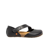 ART 0384 Creta, flache Sandalen für Damen, Schwarz, Größe 40