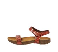 ART 1119 I Breathe Flache Damen-Sandalen, Stoff, Größe 42, Rostrot (TEJA), 42 EU