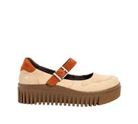 ART 1515 Brighton Damen-Plattform, Creme-Dunkelorange, Größe 37