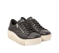 ART 1538 Brighton, Damen-Sneaker, Nappa Black Cream, 41 EU