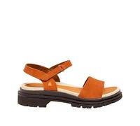 ART 1548 Birmingham Flache Sandalen für Damen, Dunkelorange-Brown, Größe 38