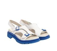 ART 1551 Birmingham Damen-Sandalen, Nappa, Weiß, Blau, 41 EU