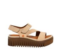 ART 1573 Brighton Flache Damen-Sandalen, Cremefarben, Größe 42