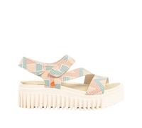 ART 1573 Brighton Flache Damen-Sandalen, Lines Multi, Größe 38